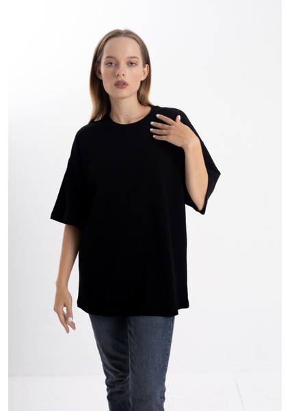 Unisex Oversize Tshirt Siyah