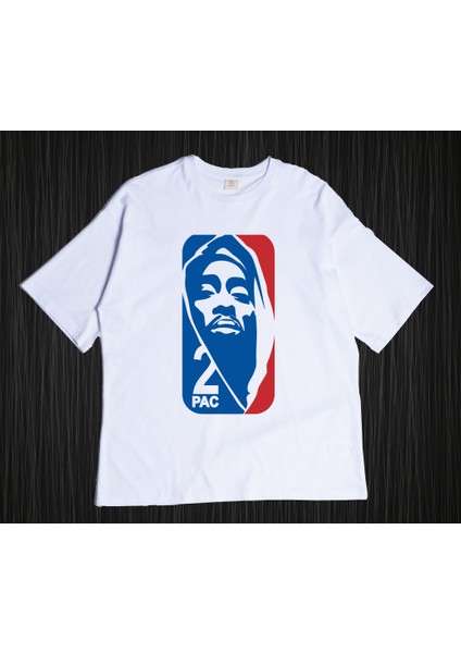 Unisex Oversize Nba 2pac Oversize Tshirt