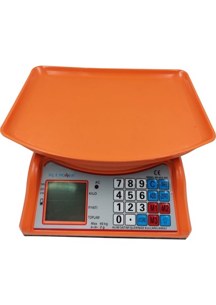 Şarjlı Çok Amaçlı Dijital Terazi 40KG