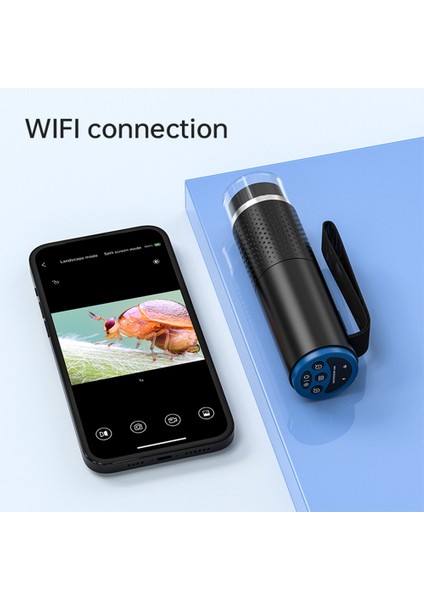 Beauty Life 1200X Mikroskop Elde Taşınabilir Kablosuz Wifi Mikroskop (Yurt Dışından)