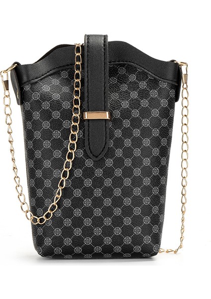 Mini Kova Modaya Uygun Çok Yönlü Crossbody Cep Telefonu Küçük Çanta (Yurt Dışından)