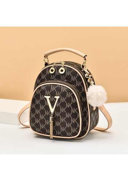 Küçük Kadın Moda Sırt Basit Omuz Crossbody Çanta (Yurt Dışından)
