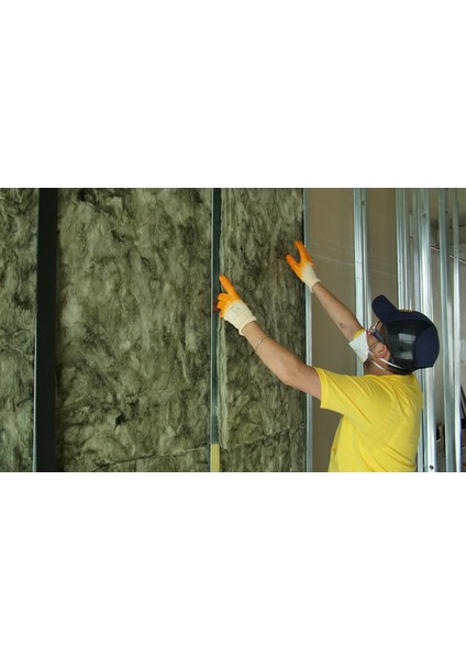 Mineral Yün Ara Bölme Levhası 80X 600X1200 mm (7,2 M2)