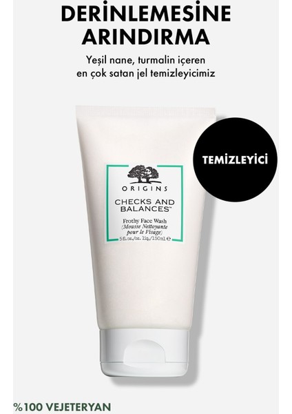 Checks And Balance Yüz Yıkama Köpüren Yüz Yıkama Jeli 150 ml