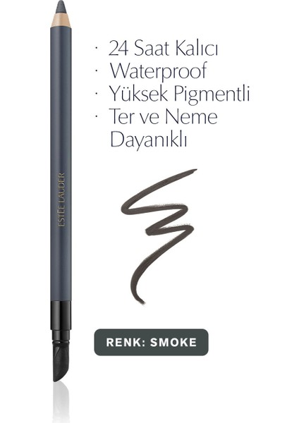 Göz Kalemi - Double Wear 24 Saat Kalıcı Suya Dayanıklı Waterproof Jel Göz Kalemi -05 SMOKE 1.2gr