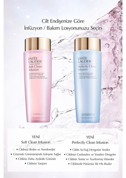 Estee Lauder Perfectly Clean Infusion Normal/Karma Ciltler için Cilt Dengeleyici Canlandırıcı Bakım Losyonu 400ml