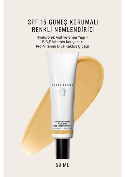 Vitamin Enriched Işıltılı Bitişli Renkli Nemlendirici SPF 15 50 ml - Medium 2 - 716170284736