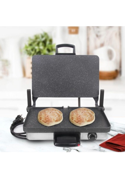 Çok Amaçlı Tost Lahmacun Ekmek Bazlama ve Izgara Makinesi