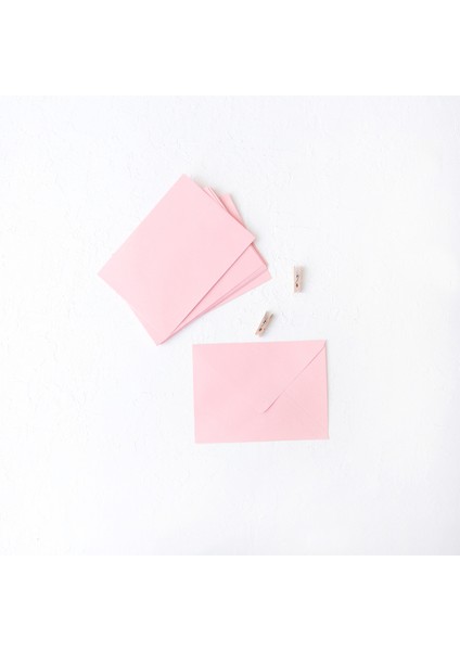 Açık pembe standart zarf, 13x18 cm 25 adet