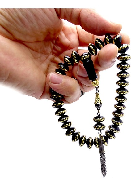 Pirinç Sarmal Işlemeli Gürcistan Taşı Tesbih fiyatları