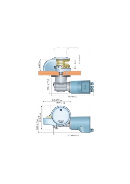 Dik Irgat 1700W 24V Kavaleta 10 mm Maks Çalışma Yükü 570 kg