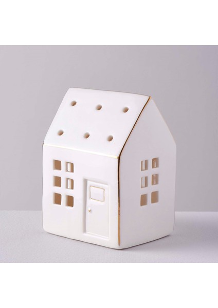 Housing 7X6X9CM Ledli Dekor Beyaz