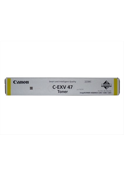 C-Exv 47 Sarı Toner Orjinal C 250, 255, 350