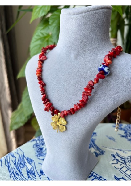 Mercan Yonca Kolye modelleri