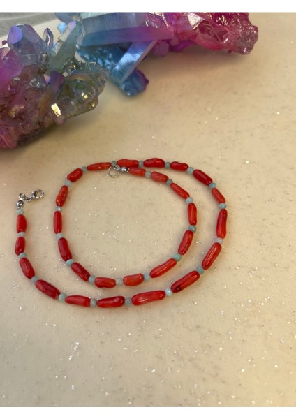 Mercan-Amazonit Kolye fiyatları