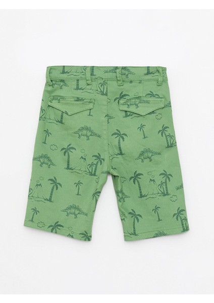 Lcw Kids Desenli Gabardin Erkek Çocuk Şort