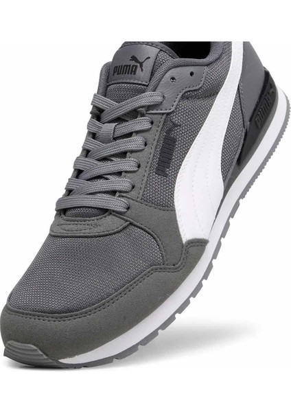 St Runner V3 Mesh Erkek Günlük Spor Ayakkabı 384640 14-1 Gri