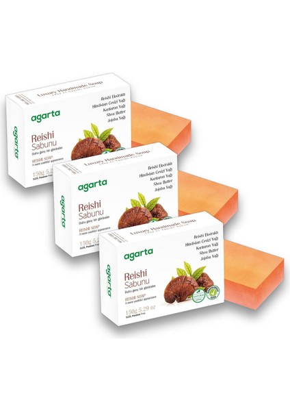 Doğal Reishi Sabunu 150 gr x 3 Adet
