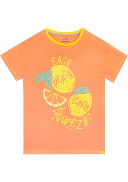 Baskılı Kız Çocuk Tshirt