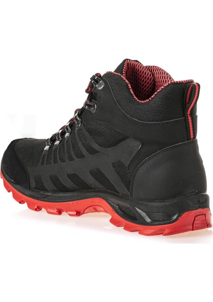 Su Geçirmez Siyah-Kırmızı Unisex Outdoor Bot G5551Tsk