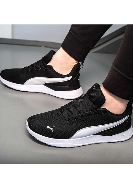 Erkek Spor Ayakkabı Anzarun B-7 Unisex Günlük Spor Ayakkabı 371128 02RS-1 Siyah