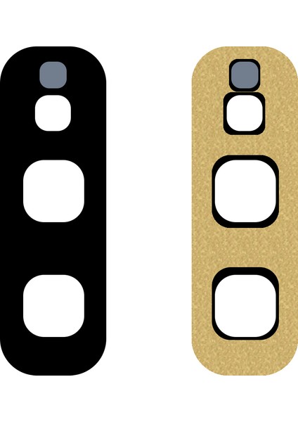Samsung Galaxy S10E Uyumlu Arka Kamera Camı Lens Yapışkanlı