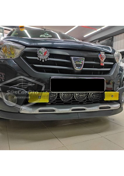 Dacia Dokker 2012-2022 Uyumlu Üniversal Astra H Lip Esnek Ön Lip 2 Parça Tampon Altı Dil Karlık Ön Ek
