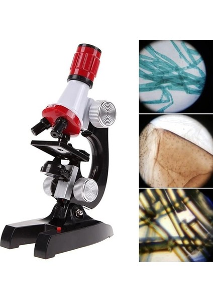 Myteknolojim Eğitici Microskop Kiti Zoom LED Işıklı 100 x 400 x 1200 x fiyatları