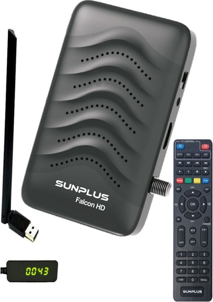 Falcon Çanaklı-Çanaksız Tv Full Hd Akıllı Kumanda Sınırsız Sinema Paketi Uydu Alıcısı Wifi Anten