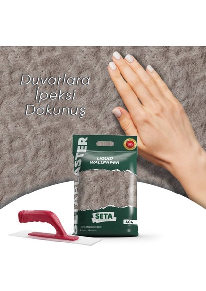 Seta Plaster / D-404 / Ipek Sıva | Canlı Sıva | Dekoratif Sıva