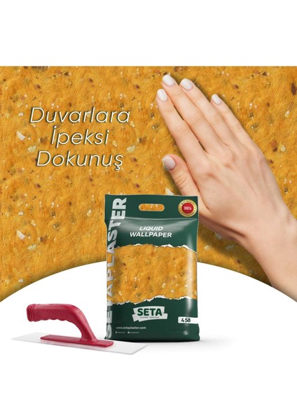 Seta Plaster / D-458 / Ipek Sıva | Canlı Sıva | Dekoratif Sıva