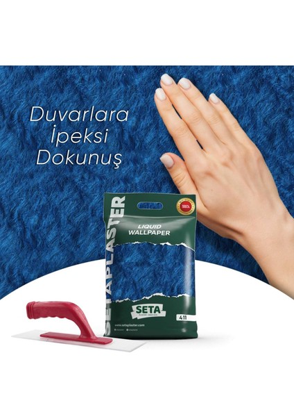 Seta Plaster / D-411 / Ipek Sıva | Canlı Sıva | Dekoratif Sıva