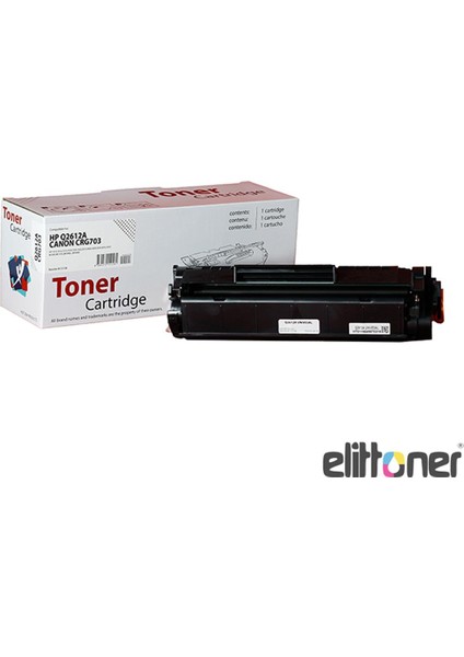 Elittoner HP Q2612A & Canon CRG-703