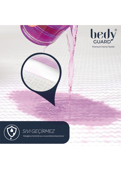 Bedy Guard Ultra Soft Sıvı Geçirmez Yatak Koruyucu Alez Ses Yapmaz