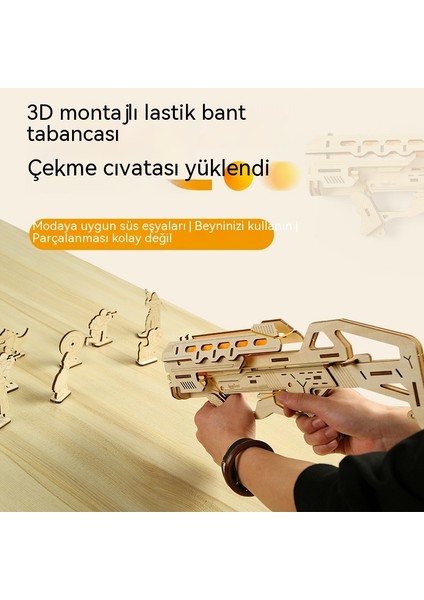 Çocuk Üç Boyutlu Bulmaca Ahşap Eğitici Oyuncak (Yurt Dışından)
