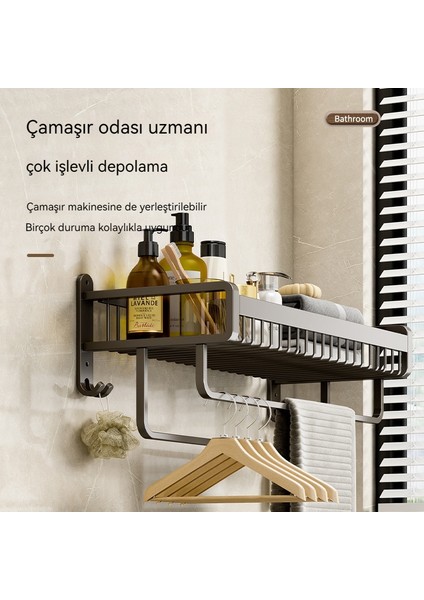 Banyo Yumruksuz Duvara Monte Banyo Malzemeleri Depolama Rafı (Yurt Dışından) modelleri