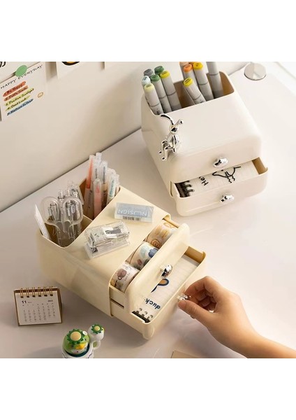 Masaüstü Masası Çok Fonksiyonlu Çekmece Depolama Kalemlik (Yurt Dışından) fırsatları