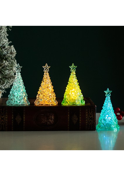 Noel Süslemeleri Parlak Şeffaf Kristal Noel Ağacı Süsleme Işıkları (Yurt Dışından) modelleri