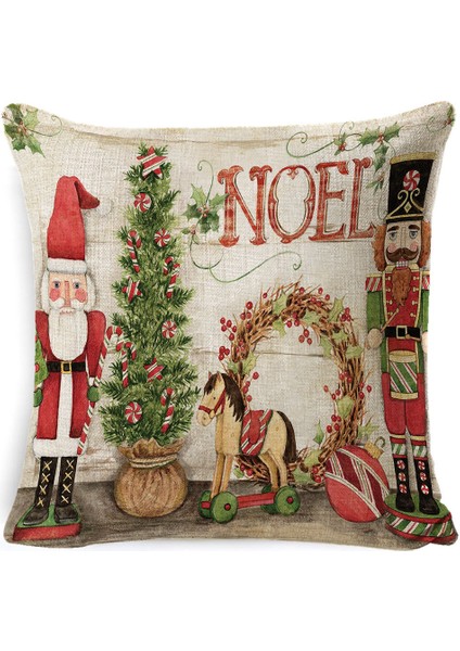 45CM Kamyon Inşaat Desen Noel Yastık (Yurt Dışından)