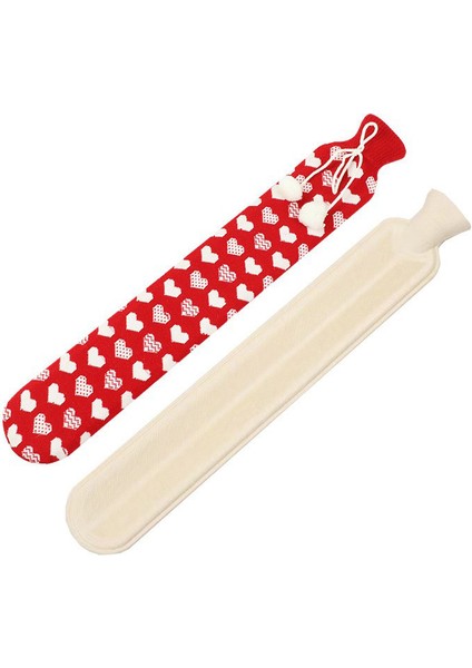 72 cm Uzun Çizgi Film Kalınlaşmış Peluş Kapak Kauçuk Sıcak Su Torbası (Yurt Dışından)