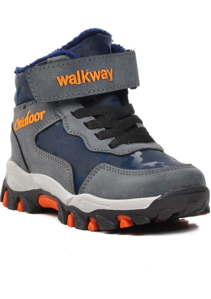 Walkway Leo-P Lacivert Içi Kürklü Çocuk Outdoor Bot
