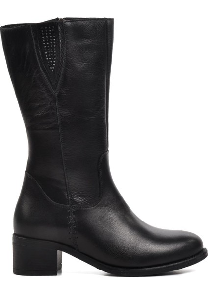 Voyager 9289 Siyah Içi Polarlı Hakiki Deri Kadın Çizme fiyatları