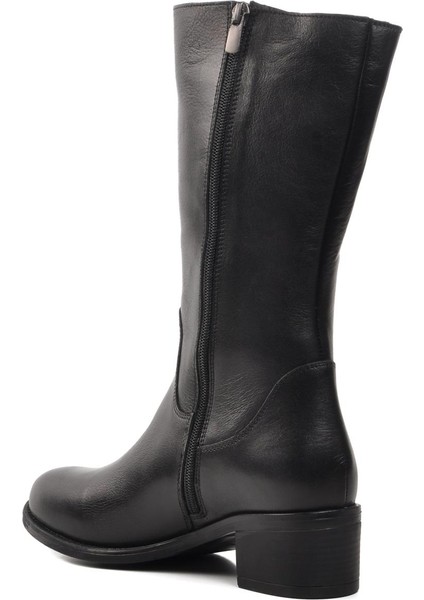 Voyager 9289 Siyah Içi Polarlı Hakiki Deri Kadın Çizme fırsatları