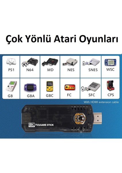 Dört Çekirdek Atari Gamebox Oyun Google Play Chromecast Android Tv Iptv modelleri