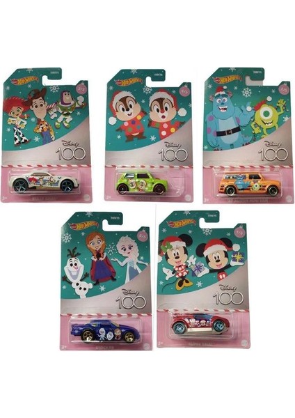 Parçalı Setler Hot Wheels HMV75 Disney 100 Series