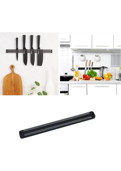 Mıknatıslı Paslanmaz Duvar Bıçak Askısı Standı 33 cm Aparat indirimleri