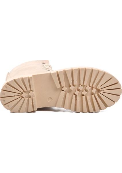 335124 Bej Süet Içi Polarlı Kadın Postal Bot indirimleri