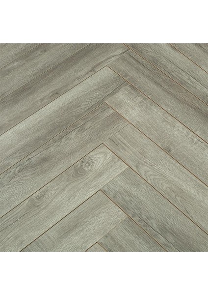 Lodgi Herringbone Gümüş Meşe 8 mm Balıksırtı Parke VTLTP.19009-A Sağ