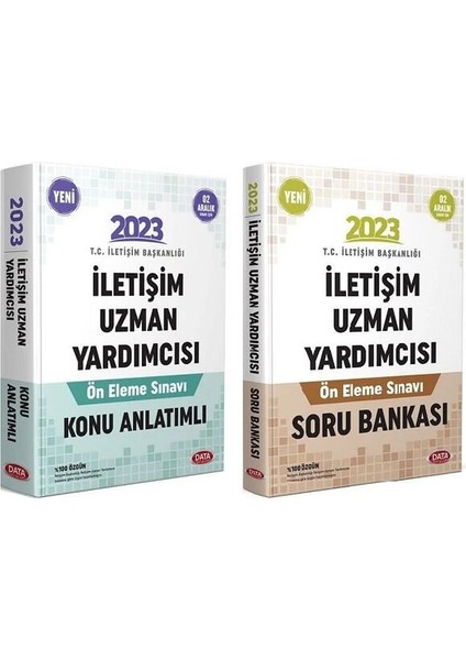 2023 GYS Iletişim Başkanlığı Iletişim Uzman Yardımcısı Ön Eleme Sınavı Konu - Soru Bankası 2'li Set Görevde Yükselme