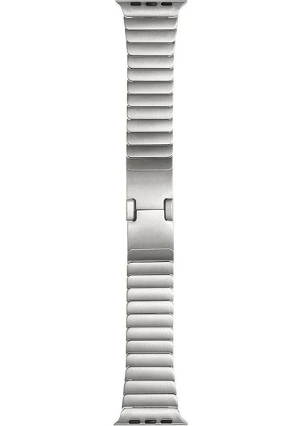 Apple Watch 42 44 45 49 mm Uyumlu Joint Luxury Klipsli Çelik Kordon modelleri